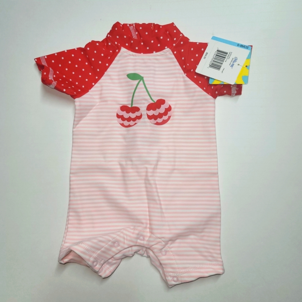 Little Me Rashguard 6-9 mos - Picture 2 of 5